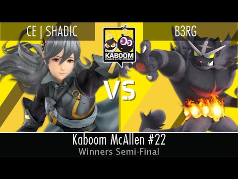 CE | SHADIC (Corrin) vs B3RG (Incineroar) - WSF - Kaboom McAllen #22