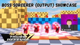 Boss Sorcerer (Output) Showcase (Toichiro Suzuki Mob Psycho 100) All Star Tower Defense ASTD Roblox