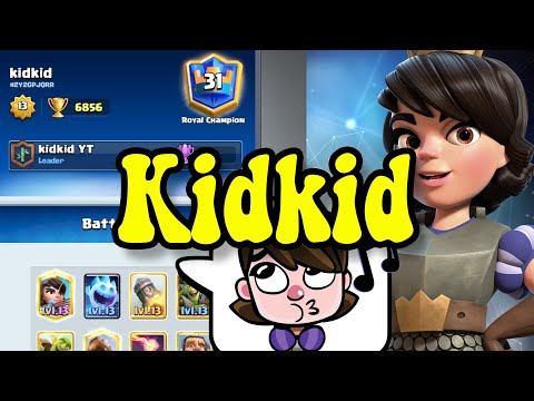 Kidkid Logbait GOD 7000 Trophy 🏆 Logbait Classic Clash Royale