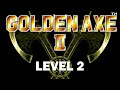 Sega Genesis Golden Axe 2 Enhanced Colors Level 2 Ruins