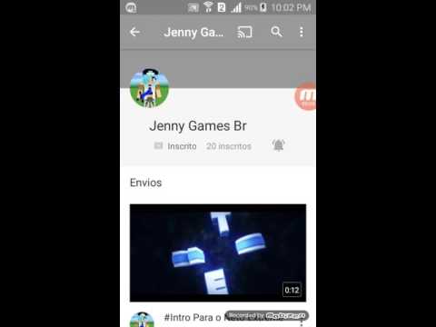 Divulgando o canal jenny games br