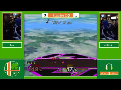 [Melee Singles LQ] Ben(Sheik) vs Mattmog(Falco)  [4 Stock Clover  VII]