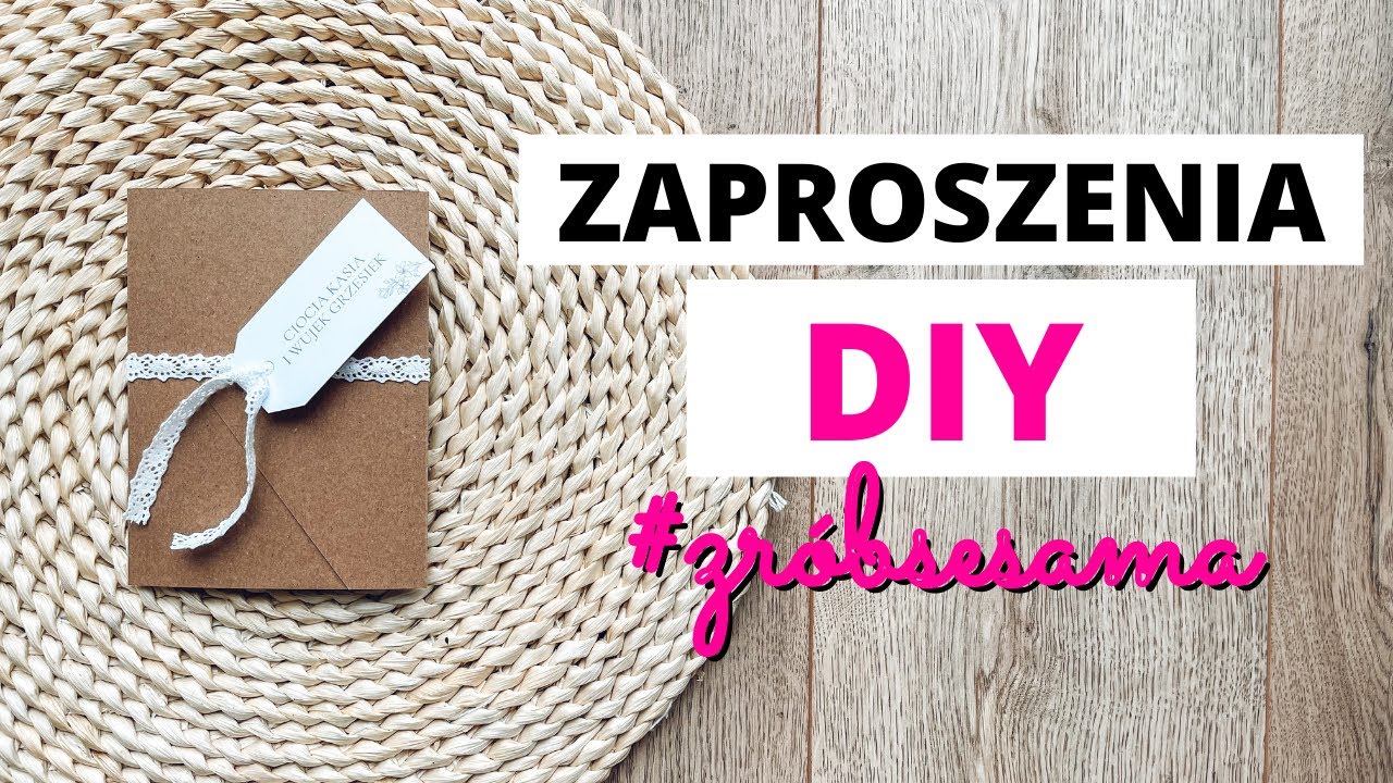 Zaproszenia ślubne DIY | Zrób se sama | Mówię o ślubie