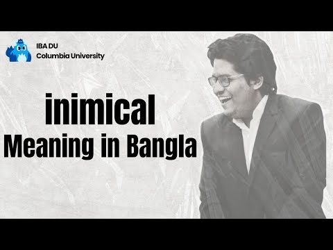 Inimical | Learn English Vocabulary in Bangla