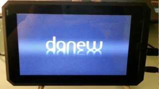 preview picture of video 'Danew Dslide 700 Rom Flash ICS 4 03'