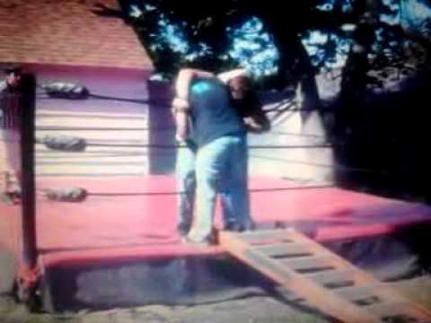 BWA-NOW Ryan gets destroyed on a ladder by Cross