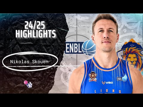 Nikolas Skouen Highlights 2024/25 || ENBL  || Fyllingen BBK