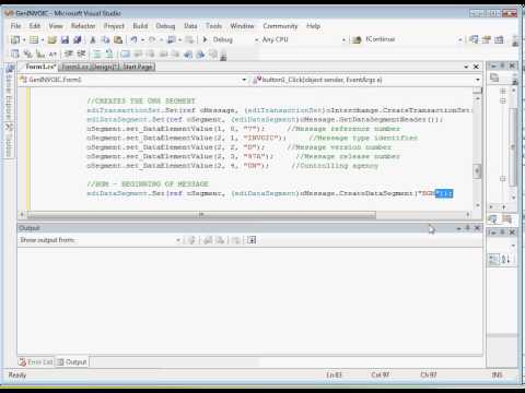 Generating A Un Edifact Edi File