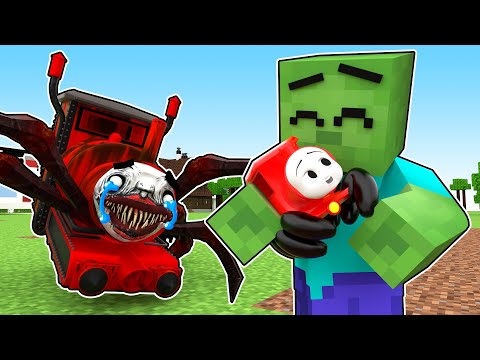 Monster Story: CHOO CHOO CHARLES is ADOPTED - Train Family Sad Story  | Minecraft Animation
