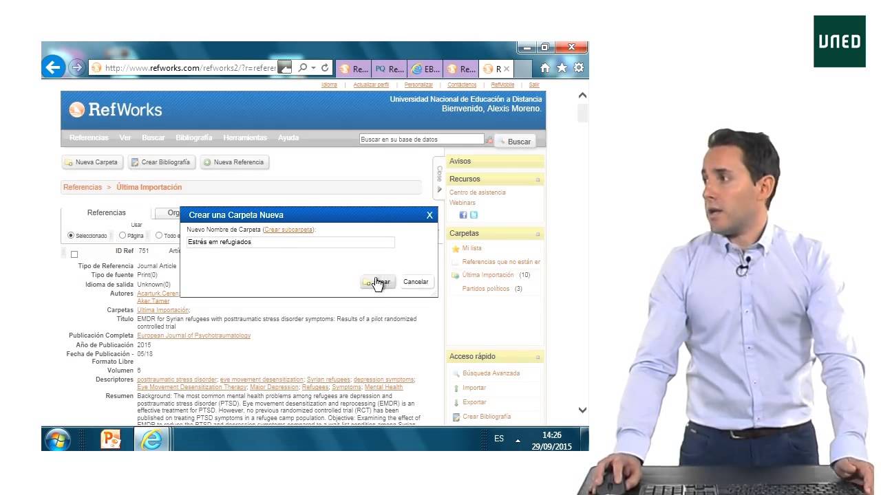 Cómo utilizar RefWorks