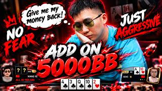He adds 5,000BB to chase his losses — What happens next?
