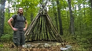 Making a Long Term Primitive Survival Shelter - Part 1 (Wiki)