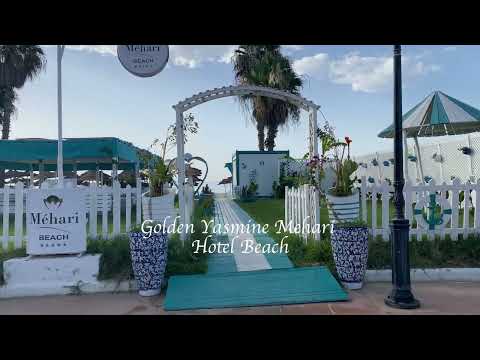 Tunisia,🇹🇳Hammamet . Golden Jasmine Mehari Hotel Beach