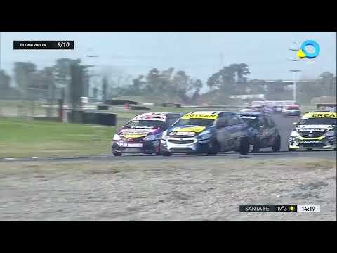 A stunning finish in the TC Pista race saw four cars cross the finish line simultaneously.