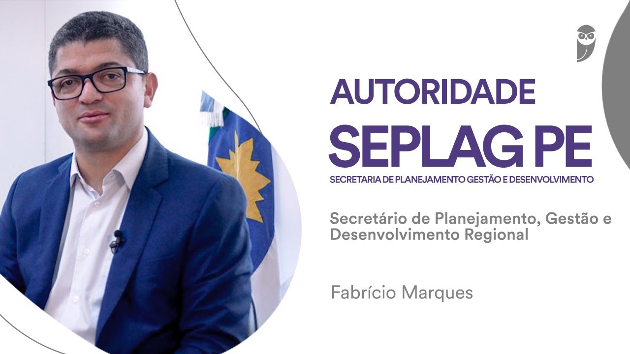 Concurso Unificado PE: Fabrício Marques, carreira e oportunidades na Secretaria de Planejamento