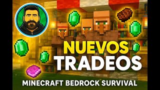 🏷️ NUEVOS TRADEOS INFINITOS con ALDEANOS | MINECRAFT BEDROCK SURVIVAL | EduCraft #9