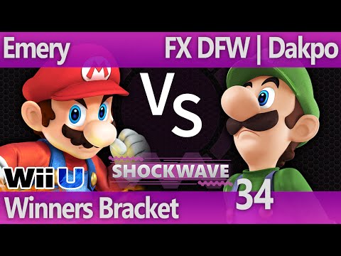 SW 34 Wii U - Emery (Mario) vs FX DFW | Dakpo (Luigi) - Winners Bracket