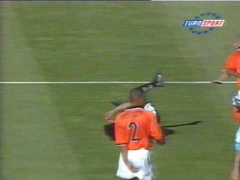 argentina vs netherlands gabriel ortega vs edvin van der saar world cup 98 france