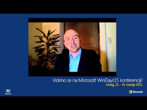 WinDays15 najava predavanja - Josip Nadih