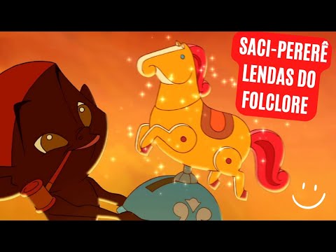 A Lenda do SACI PERERÊ - Lendas do Folclore Brasileiro em Animação - História Contada