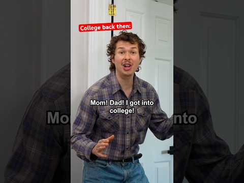 College back then vs now 😳😑😂 #shorts #funny #comedy #college #economy #2026 #university #money