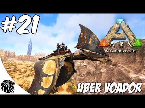 ARK Scorched Earth - UBER VOADOR - NOVO DINO: Tapejara E21