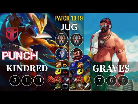 SB Punch Kindred vs Graves Jungle - KR Patch 10.19