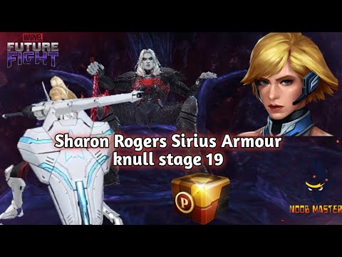 [MFF] Sharon Rogers Sirius Armour knull Stage 19 Gameplay | Noobmaster | MARVEL Future Fight