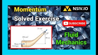 ✅ Fluids Mechanics Solved Exercises - Momentum