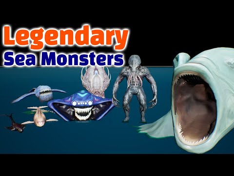 Legendary Sea Monsters Size Comparison
