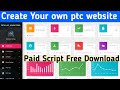 Make Your Own Ptc Earning Website Ptc Website Script Cronlab Website Script