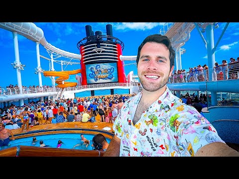 Boarding The Disney Wish! The NEWEST And Most EXPENSIVE Disney Cruise Ship | Day 1 FIRST Impressions