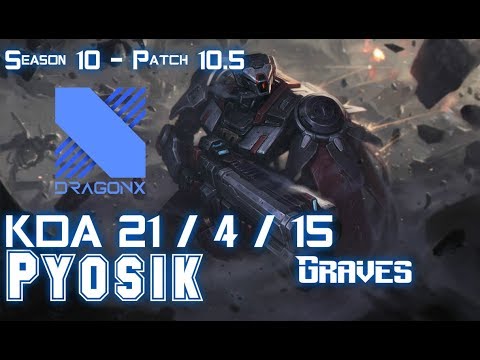 DRX Pyosik GRAVES vs LEE SIN Jungle - Patch 10.5 KR Ranked