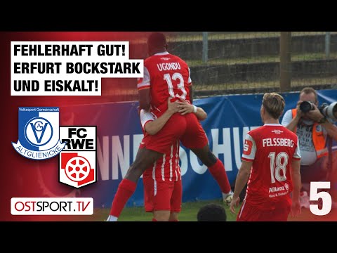 After referee fury! Erfurt strong and ice-cold! Altglienicke vs. Rot-Weiß Erfurt | Regionalliga N...