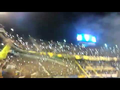 "Recibimiento Boca Juniors por Copa Libertadores vs Bolivar" Barra: La 12 &bull; Club: Boca Juniors