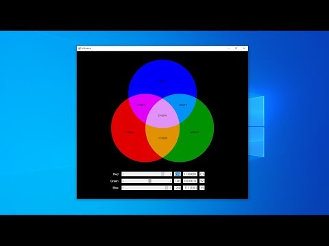 RGB Colour Mixer 1 The Finished VB NET Application