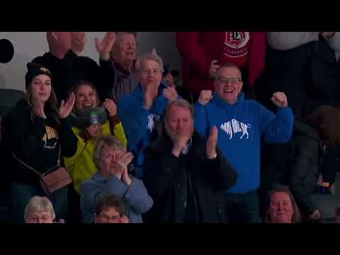#AGITopShots - 2023 Tim Hortons Brier - Manitoba's Matt Dunstone through the port for the win
