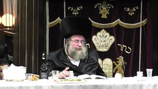 Rabbi Daniel Alter Shalosh Seudos | שיחת רבי דניאל חיים אלתר שליט"א בעת סעודה שלישית - בארא פארק