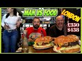 Man Vs Food London Big Ol' Belly Buster Challenge United Kingdom