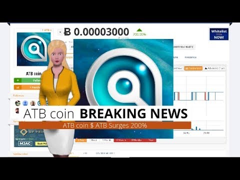 Cryptocurrency ATB coin $ATB Appreciated 200% Over the Past 24 Hours