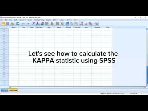 Interrater reliability test using KAPPA statistic with SPSS ✅💯