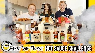 The Official First We Feast "Hot Ones" Hot Sauce Challenge