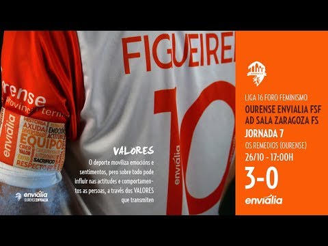 J.07 // 1ª DIVISIÓN // OS REMEDIOS // 26/10 // OURENSE ENVIALIA FSF - SALA ZARAGOZA FSF (3-0)