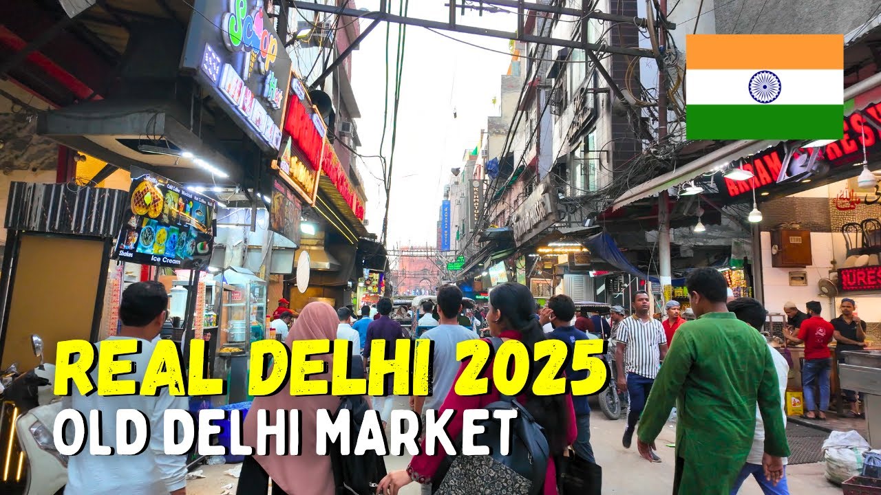 Immersive street-level walking tour through India (Market 21), India, showcasing authentic urban landscapes, local architecture, and the vibrant atmosphere of the city's neighborhoods