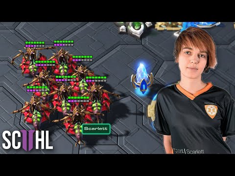 Scarlett vs. The Worlds Best Protoss Player (Scarlett vs. Trap)