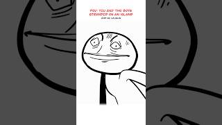 3 Men On Island 😳 (Animation Meme) #shorts