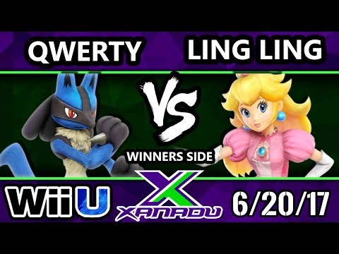 S@X 207 - Qwerty (Lucario) Vs. Ling Ling (Peach) - SSB4 Tournament - Smash 4 - Smash for Wii U.