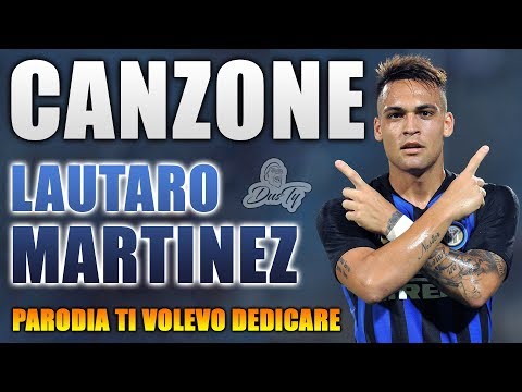 CANZONE LAUTARO MARTINEZ ⚽ [ Parodia Rocco Hunt - Ti Volevo Dedicare ft. J-AX, Boomdabash ]