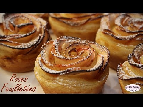 Recette des Roses Feuilletées à la Pomme