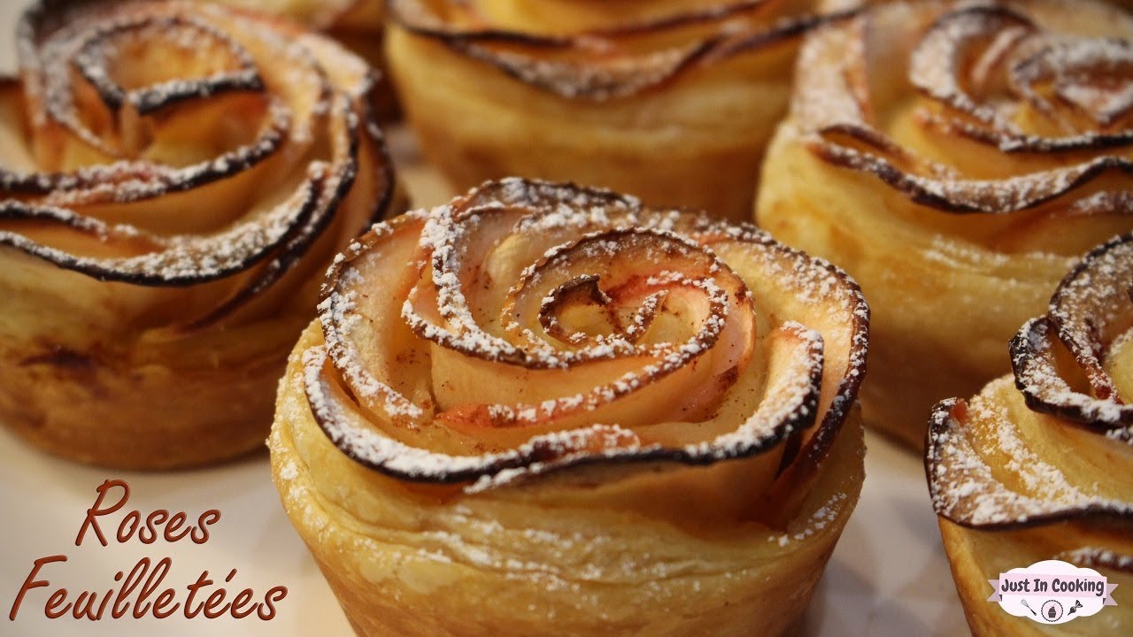 Recette des Roses Feuilletées à la Pomme